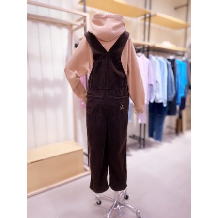 포켓포인트 코듀로이 오버롤팬츠