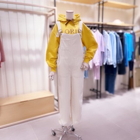 8골 코듀로이 오버롤팬츠