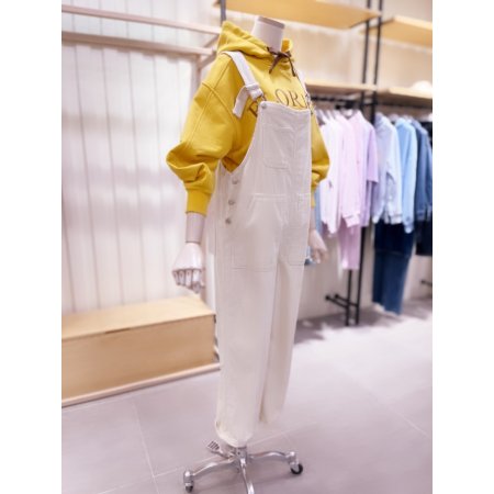 8골 코듀로이 오버롤팬츠