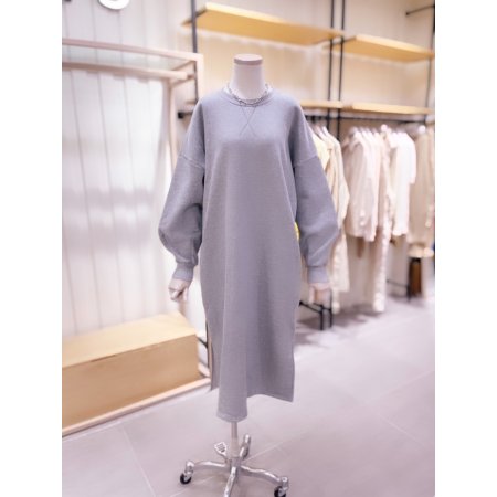 소매 다트 롱 쭈리 기모 원피스