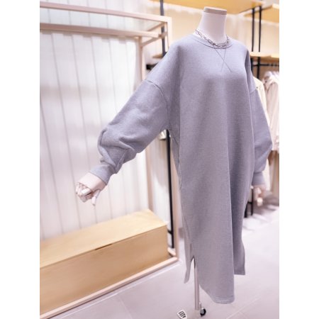 소매 다트 롱 쭈리 기모 원피스