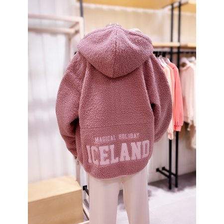 뒷판 슬로건 덤블링 후드 점퍼