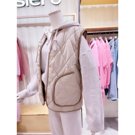 다이아 맞퀼팅 베스트