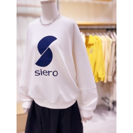 볼륨소매 심볼 맨투맨 티셔츠