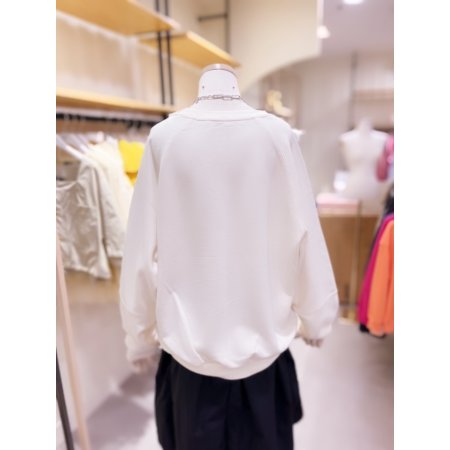 볼륨소매 심볼 맨투맨 티셔츠