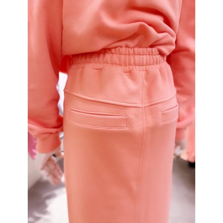 S부클자수 포인트 미디 스커트