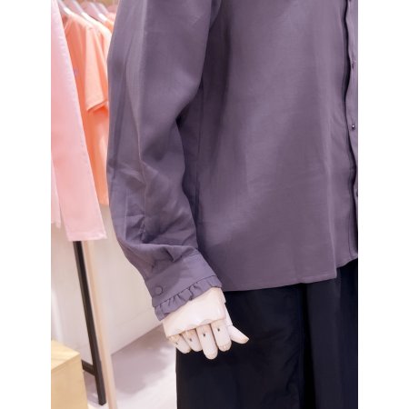 러플 포인트 블라우스