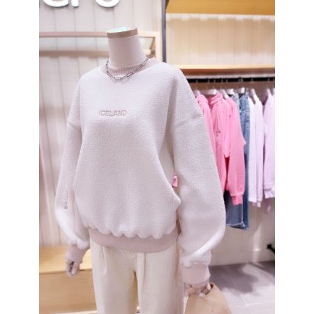 레터링 자수 폴라폴리스 맨투맨