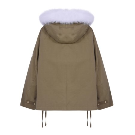 폭스퍼 트리밍 패딩라이너 탈부착 점퍼