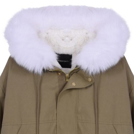 폭스퍼 트리밍 패딩라이너 탈부착 점퍼