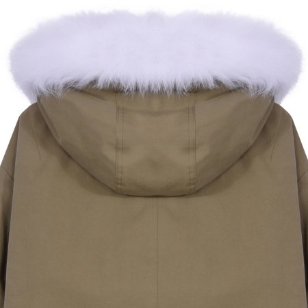 폭스퍼 트리밍 패딩라이너 탈부착 점퍼