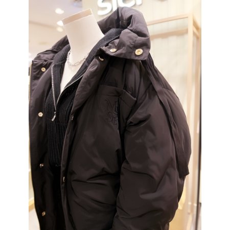 엠버자수 오버 롱 구스다운 점퍼