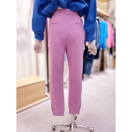 브루클린 자수 허리스트링 조거 팬츠