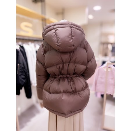 시에로 중기장 볼륨 DOWN 후드 점퍼