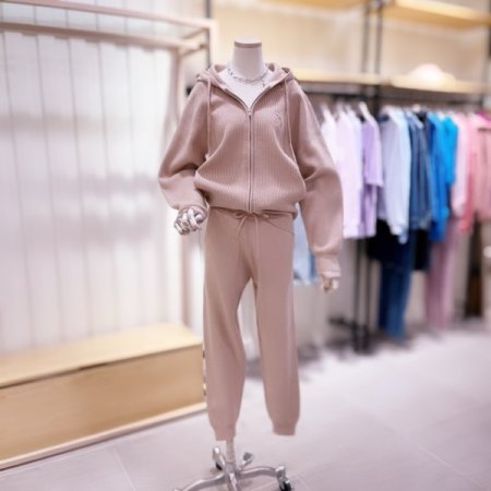 하찌조직 니트 조거 팬츠