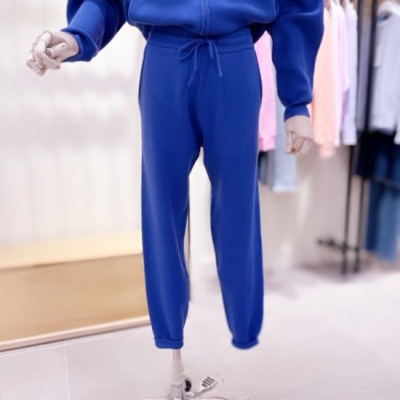 하찌조직 니트 조거 팬츠