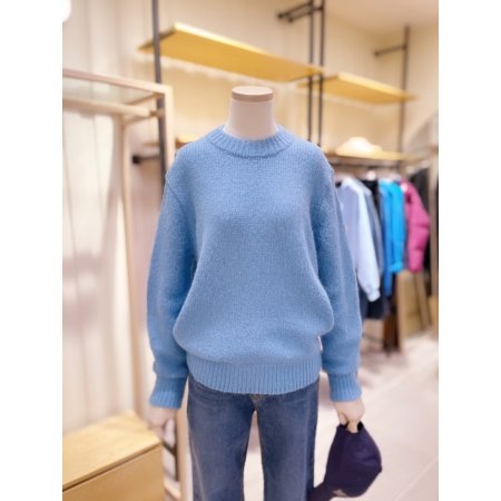 루즈핏 기본 니트 풀오버