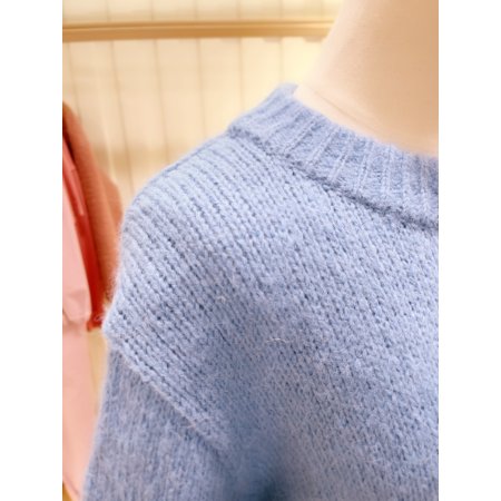 루즈핏 기본 니트 풀오버