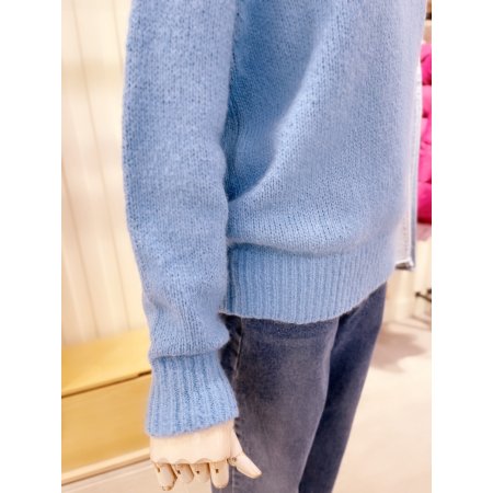 루즈핏 기본 니트 풀오버