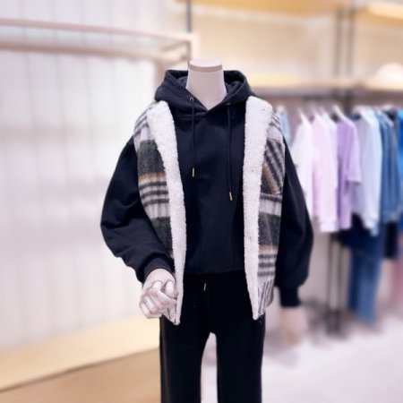 덤블 체크 리버서블 베스트