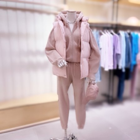 박시핏 사선포켓 웰론 베스트