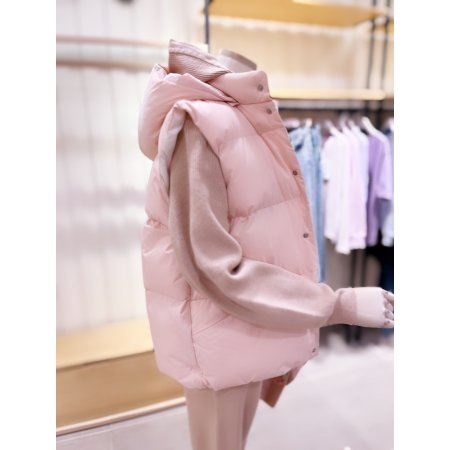 박시핏 사선포켓 웰론 베스트