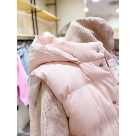 박시핏 사선포켓 웰론 베스트