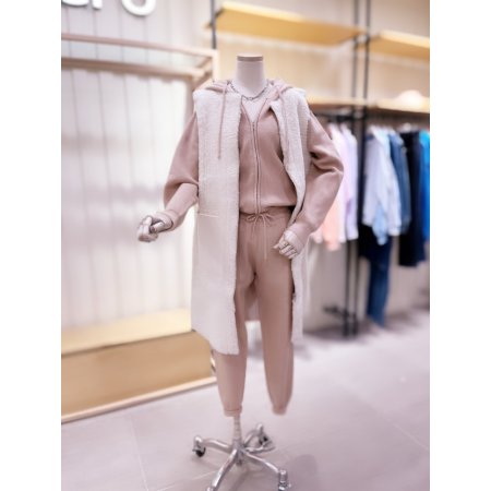 리버서블 덤브링 아웃포켓 롱 베스트