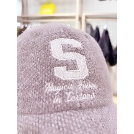 S레터링 자수 울소재 볼 캡