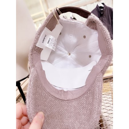 S레터링 자수 울소재 볼 캡