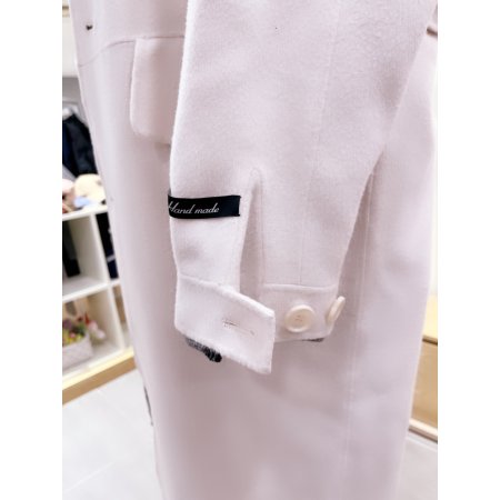 루즈핏 핸드메이드 후드 롱 코트