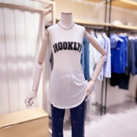 앞뒤기장 편차 롱 민소매 티셔츠