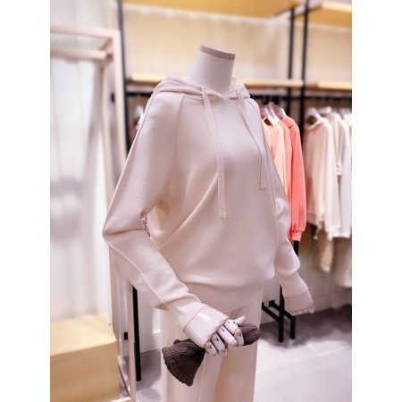 디테일 후드 풀오버