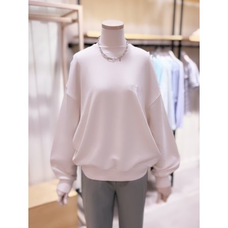 레터링 박시핏 피그먼트 맨투맨