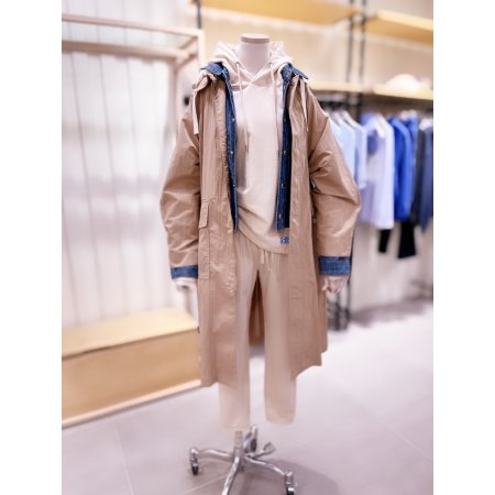 탈부착 후드 홑겹 싱글 점퍼