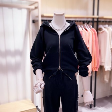 쭈리 기본 심플디테일 후드짚업