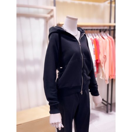 쭈리 기본 심플디테일 후드짚업