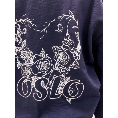 하트 스케치 OSLO 프린트 맨투맨