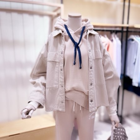 빈티지 디테일 데미지 다잉 자켓