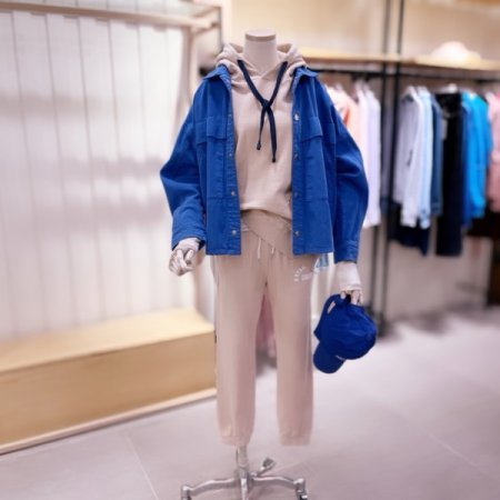 빈티지 디테일 데미지 다잉 자켓