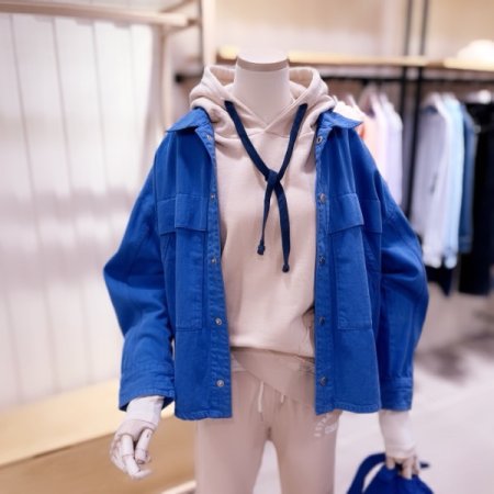 빈티지 디테일 데미지 다잉 자켓