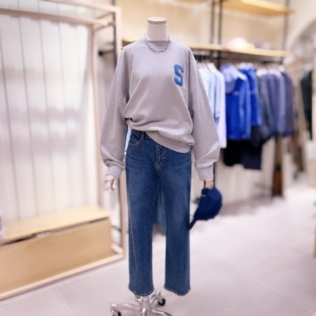 S 부클자수 라글란 맨투맨