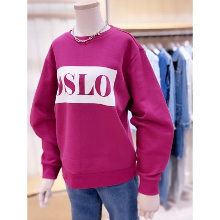 사각 OSLO 맨투맨 티셔츠