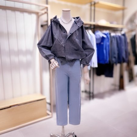 사선절개 라인 빈티지 다잉팬츠