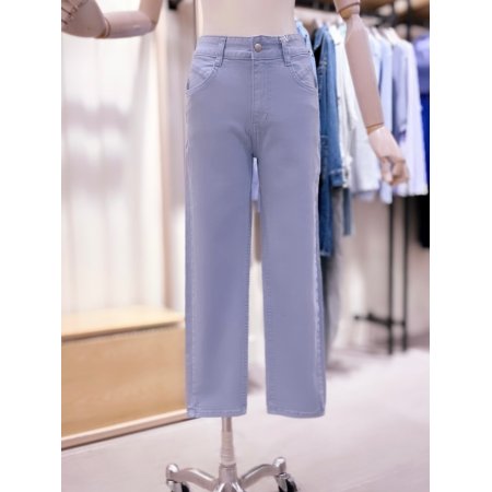 사선절개 라인 빈티지 다잉팬츠