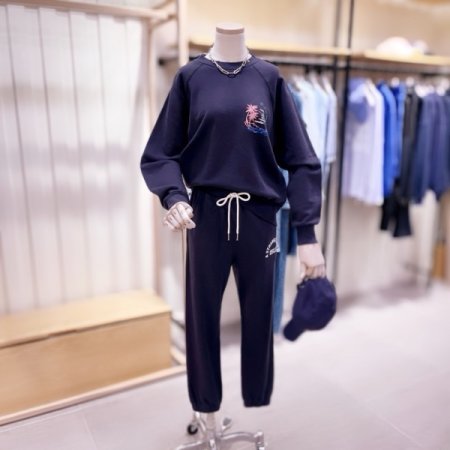 팜트리 가슴 프린트 맨투맨