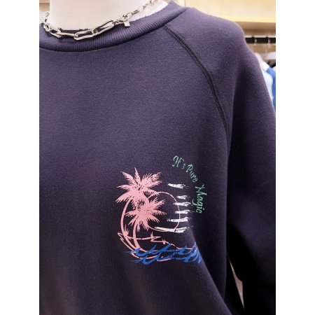 팜트리 가슴 프린트 맨투맨