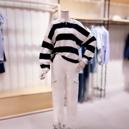 허리밴딩 면스판 지퍼포켓 팬츠