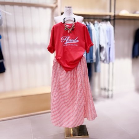 FLORIDA 후로피 프린트 티셔츠