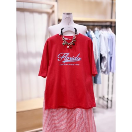 FLORIDA 후로피 프린트 티셔츠